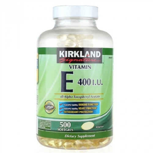 Kirkland柯克兰维生素E软胶囊 400IU 500粒